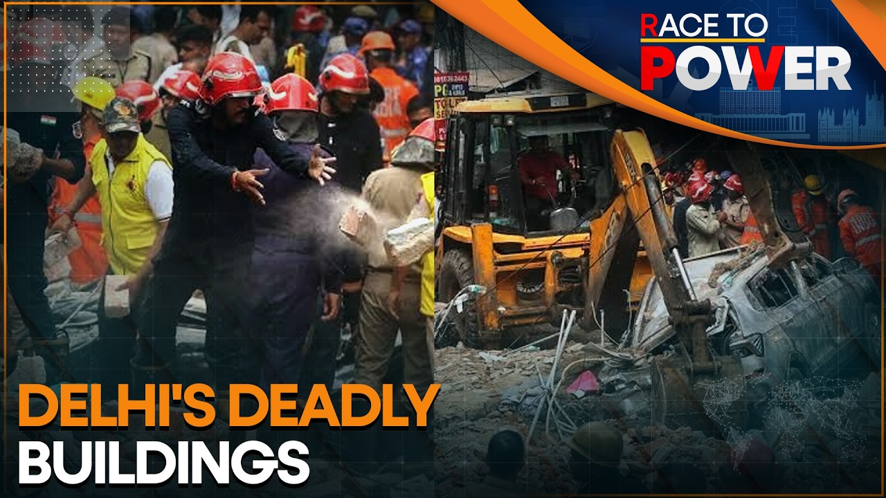 Delhi Hostel Collapse Tragedy Exposes Administrative Loopholes, Neglect & Corruption | Race To Power