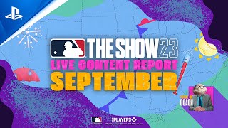 MLB The Show 23 - September Live Content Report Trailer