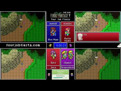 Final Fantasy V Four Job Fiesta 2016 Opening Race