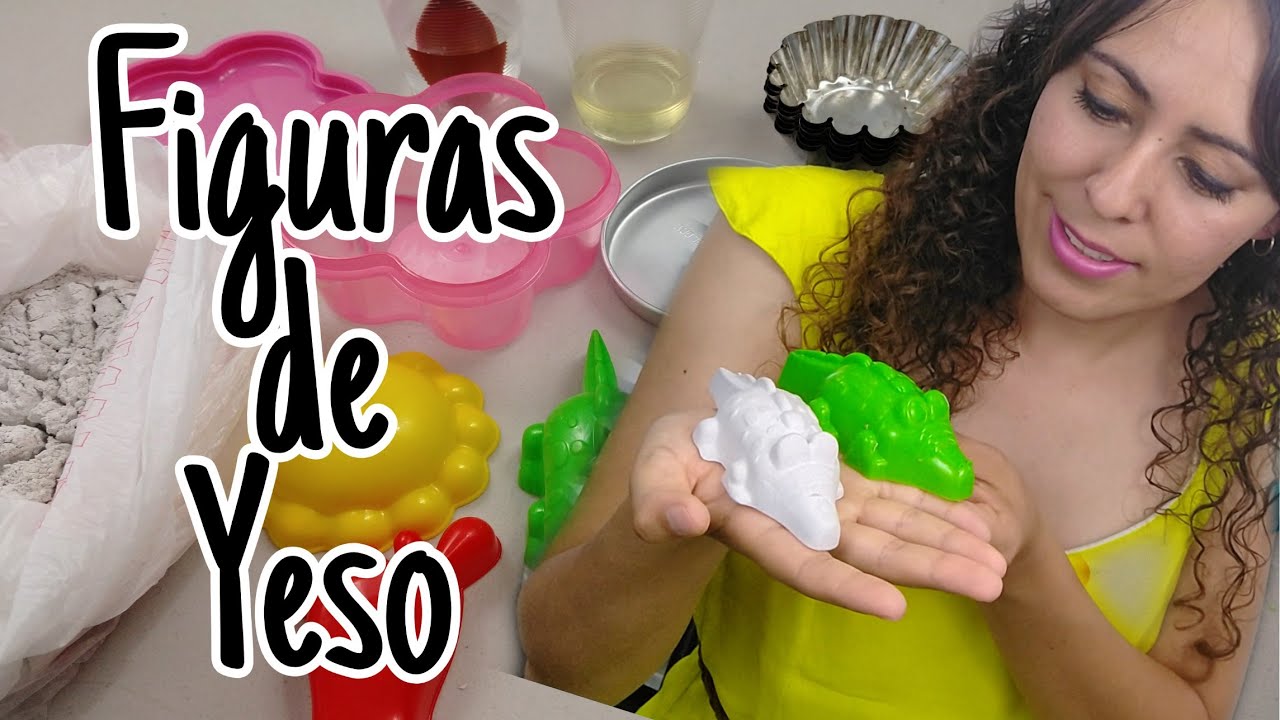 Como hacer figuras de yeso // Figuras de yeso para pintar