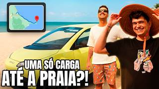 Fomos à PRAIA com um BYD 100% ELÉTRICO. Será que chegamos?