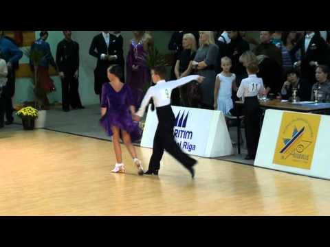 Latvia Open 2011 Juvenile I+II 6dance Kristers Smits - Melisa Bessonova 1.4fin chacha