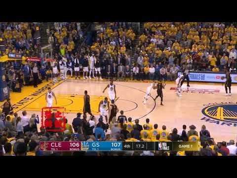 George Hill Miss Free Throw - Cavs Lose Warriors Win Finals Game 1