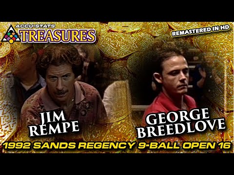 9-BALL: George BREEDLOVE vs Jim REMPE - 16TH SANDS REGENCY OPEN NEVADA 1992