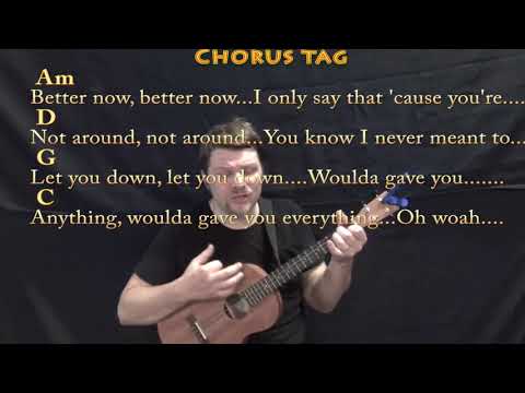 Better Now (Post Malone) Bariuke Cover Lesson in G with Chords/Lyrics