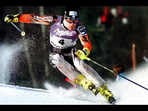Jure Košir wins slalom (Kitzbühel 1999)