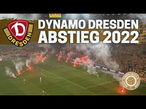 Dynamo Dresden: Fans werfen nach Abstieg Pyro auf den Platz | Relegation 2022 vs. Kaiserslautern