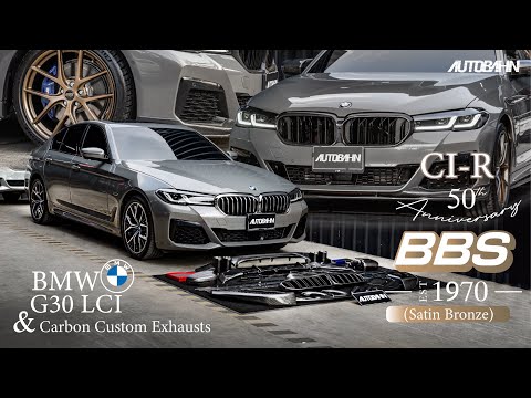 BBS CI-R 50th Anniversary on BMW G30 5 Series featuring with Autobahn Carbon & Custom Exhaust