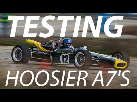 Tire Testing some Hoosier A7's on the fake Lotus 38