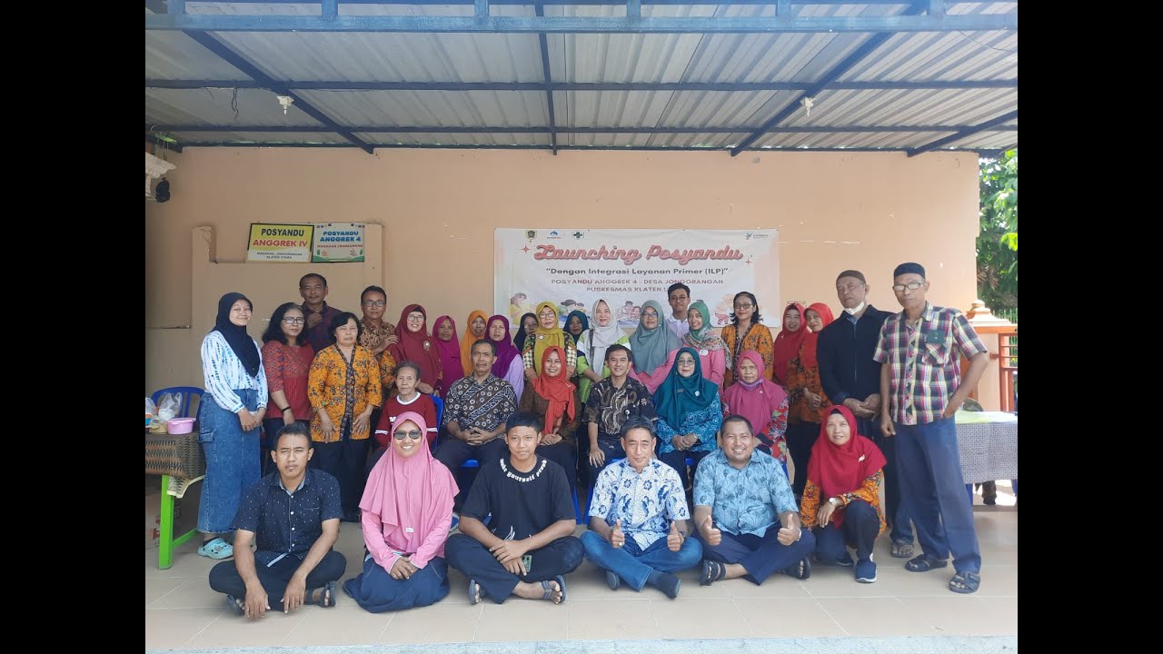 Launching Posyandu ILP di Desa Jonggrangan