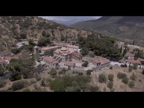 Monastery Hosious Loukas filmed by Phantom 4 - 4k