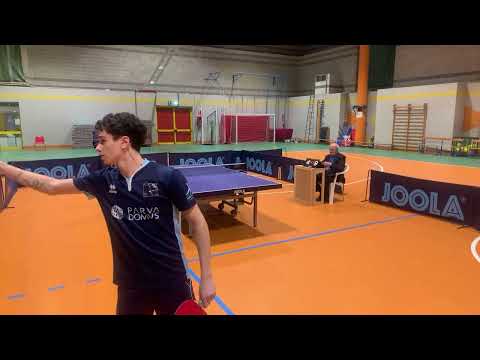 Finale torneo assoluto tra Stefano Moras del TT Marco Polo e Andre Lombardi dell’US Villa Romano ￼