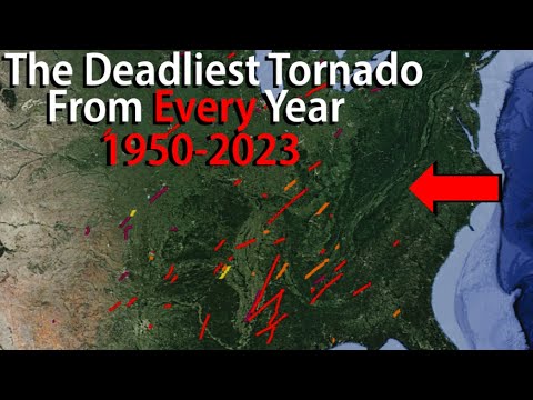 The Deadliest Tornado Of EVERY Year | 1950-2023