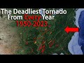 The Deadliest Tornado Of EVERY Year | 1950-2023