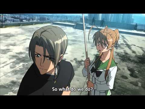 「High school of the dead」Episode 1 English sub