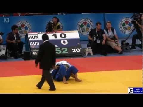 Judo 2011 World Championships Paris: Gaspar (HUN) - Kelly (AUS) [-63kg]