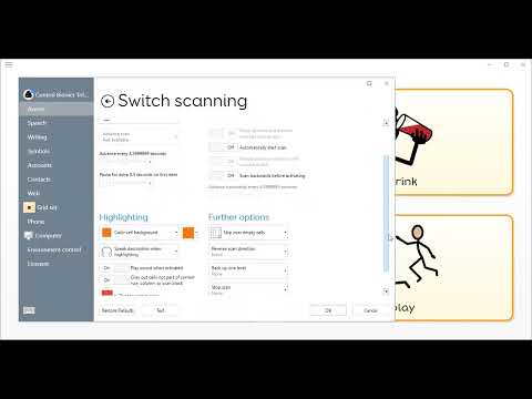Grid 3 How to customize scan