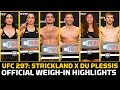 UFC 297 Official Weigh-In Highlights: Sean Strickland & Dricus Du Plessis Make Weight | MMA Fighting
