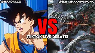 Goku (BG7) VS SCP-682 (SKIBIDIMAXXINGINOHIO)┃TikTok LIVE Debate