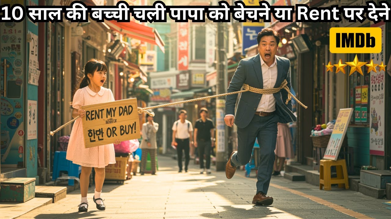 10 Year Old Girl Selling Her Dad Because He Doesn't Work 💥😂⁉️⚠️ | Korean Movie Explained in Hindi