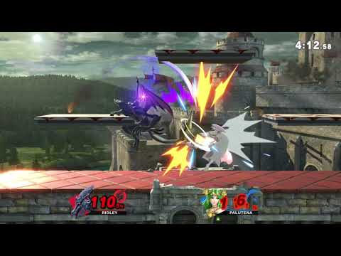 Super Smash Bros. Ultimate Elite! J-AERIAL (Ridley) VS Palutena