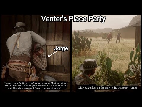 If You Kill Jorge His Outlaw Friends Will Search for Him (Venter's Place Party) - RDR2