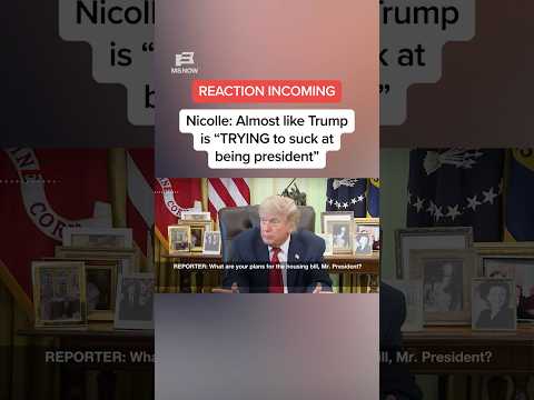 Nicolle: Almost like Trump is 'TRYING to suck at being president'