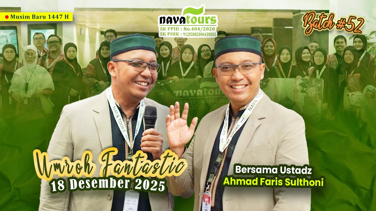 Keberangkatan Umroh | Nava Tour | 18 Desember 2025 | Ibis Style Airport