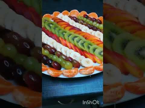 Fruit decoration idea | Salad plate decoration