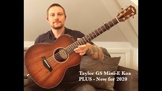 Video thumbnail for Taylor GS Mini-E Koa Plus - 2020 UK by Kevin Thompson