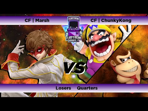 Flynn's Arcade 055 Losers Quarters - CF | Marsh (Joker) Vs CF | ChunkyKong (Wario Donkey Kong) Ssbu