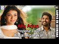 Allu Arjun True Love Proposal With Kajal Agarwal हिंदी डब सीन आर्य ए�