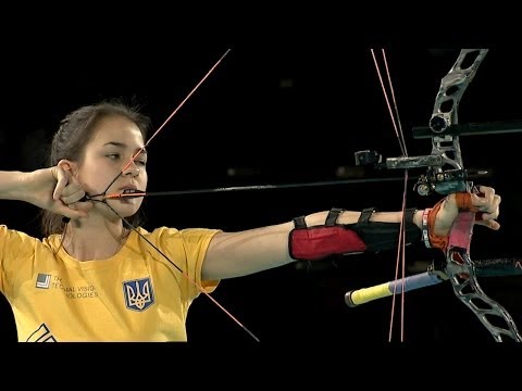 Ukraine v Russia – compound junior women's team bronze | Nimes 2014 World Indoor Championships