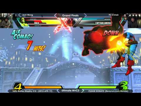 Salty Battles Weekly #10 - UMvC3 GF - Josh Wong FC ChrisG
