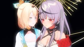 4K『ダーリン』風真いろは・沙花叉クロヱ【ホロライブMMD】