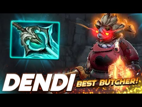DENDI PUDGE - Best Butcher! - Dota 2 Pro Gameplay [Watch & Learn]