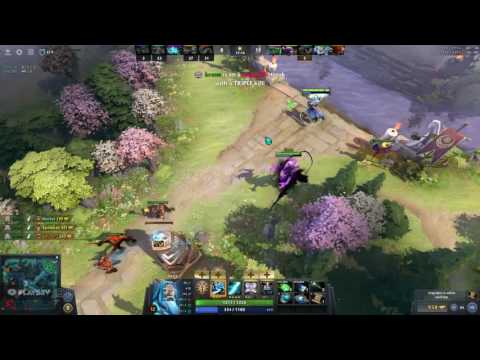 DOTA2 Zeus TRIPLE KILL! thundergods wrath. pure luck. ft krone.