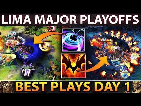 Dota 2 Best Plays of Lima Major - Playoffs Day 1