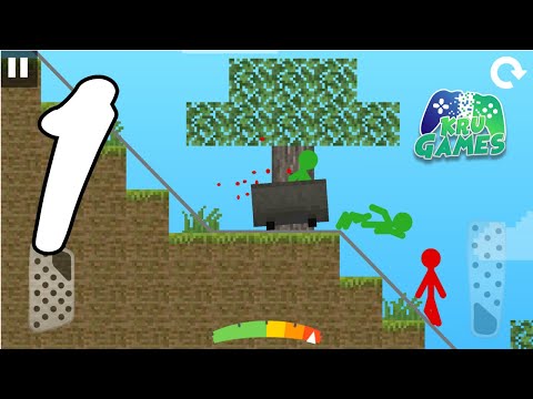 Stickman VS Multicraft: RollerCoaster Anihhilation Gameplay Walkthrough #1 (Android, IOS)