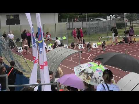 100m kobiet bieg 3 - Leszno 20210612