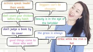 PROVERBS to boost your English fluency - English vocabulary lesson