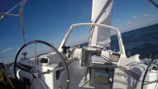 preview picture of video 'Solo sailing with Beneteau Oceanis 41'