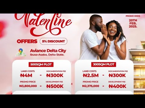 Residential Land For Sale Aviance Delta City Estate Ibusa Opposite Admiralty University Asaba Delta