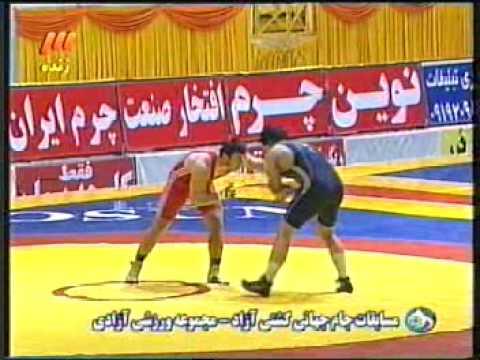 Iran wrestling matches - FR 2009 World cup Ebrahimi vs Saidov RUS and Gavashlishvili GEO