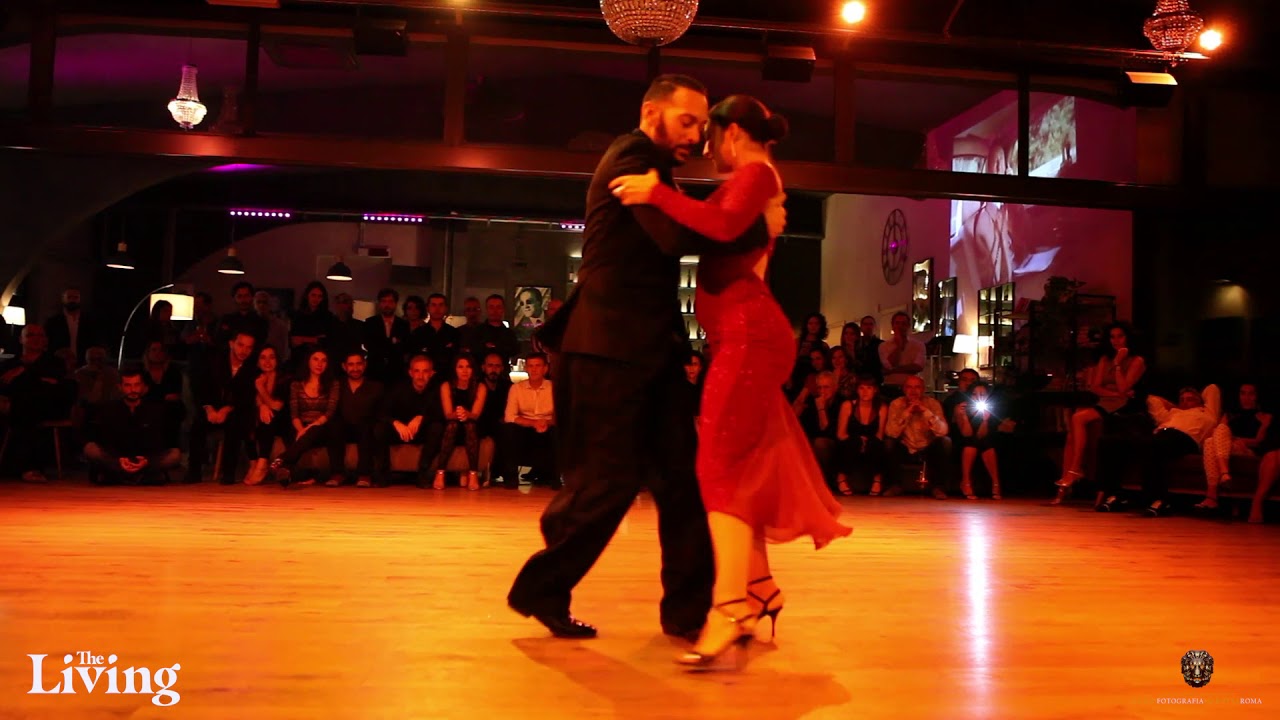 Lucas Balokas e Georgia Priskou "Rie Payaso" Juan D'Arienzo "The Living" Roma 01 dicembre 2018.