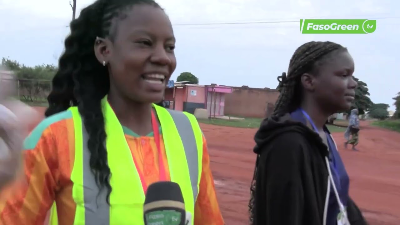 6ème édition du camp écologique des jeunes du sahel : Les participants font du éco-jogging