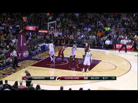 Kyle Lowry Nutmegs Kevin Love | Raptors vs Cavaliers | December 09, 2014 | NBA Season 2014/15