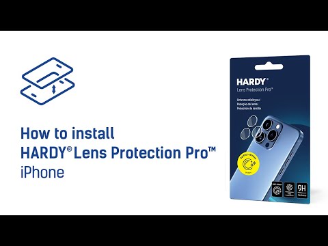 Hardy® Lens Protection Pro™- iPhone - How to install?