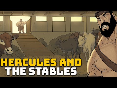 Hercules and the Cleaning of the Augean Stables - Greek Mythology  - The 12 Labors of Hercules - #6