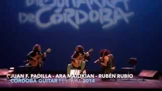 ARA MALIKIAN - JUAN F. PADILLA - RUBEN RUBIO Cordoba Guitar Festival 2014